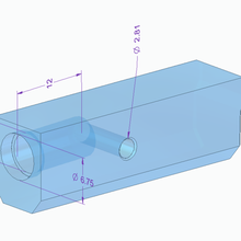nerf geko mag serbest bırakmak kaymak tükenmez kalem 3d print model - Mito3D