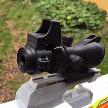 nerf gun acog sight Spiel red dot 3d print model - Mito3D