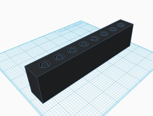 nerf tabanca madde işareti kulp destek 8 oyun küçük güzel 3d print model - Mito3D