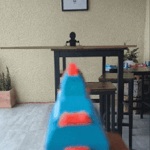 nerf pulando alvo brinquedo tiroteio fiandeiras 3d print model - Mito3D