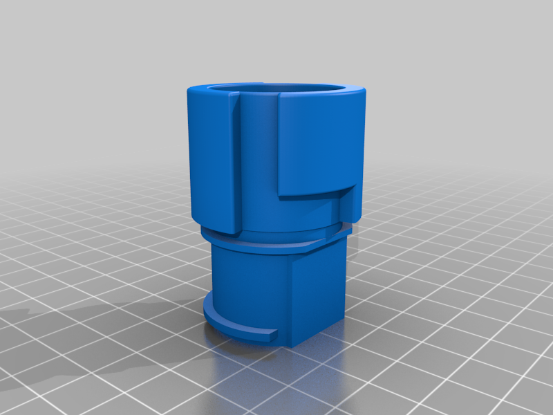 nerf maverick n-strike barrel attachment muzzle adapter mount blaster gun mod replacement parts spare part repair diy 3D print model - Mito3D