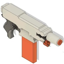 nerf modulo stryfe motorizzato dardo pistola modello gadget robotica 3d print model - Mito3D