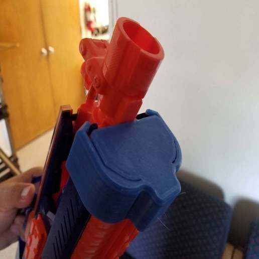 nerf n-strike cs-18 Pil kapağı oyun oyuncak aksesuarları mod silah 3D print model - Mito3D