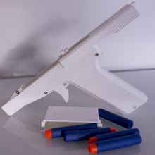 nerf pistolet clip jeu jouets mécaniques l'arme de blaster arme à feu glock le 3d print model - Mito3D
