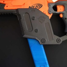 nerf stryfe vector style mag game magazin magazine elite toy kriss shoulderpad shoulder attachment mod shouldersupport support chinpad chin pad modification schulterst tze schulter st pubg call duty foamdart dart stock 3d print model - Mito3D