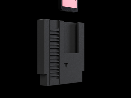 nes style Nintendo Schalter Spiel Halter Unterstützung Patrone 3d print model - Mito3D