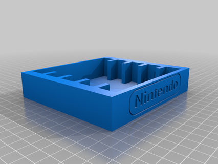 nes cartridge display disiplay nintendo storage electronics 3d print model - Mito3D