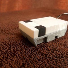 consola nes en miniatura llavero de la moda accesorios los juegos video retrogaming mini las miniaturas 3d print model - Mito3D