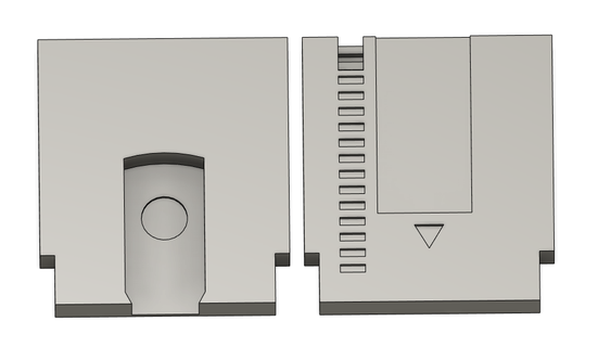 nes başparmak sürücü kartuş USB Sonunda 3d print model - Mito3D