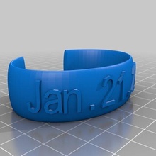 neshabab bijoux personnalisé bracelets 3d print model - Mito3D