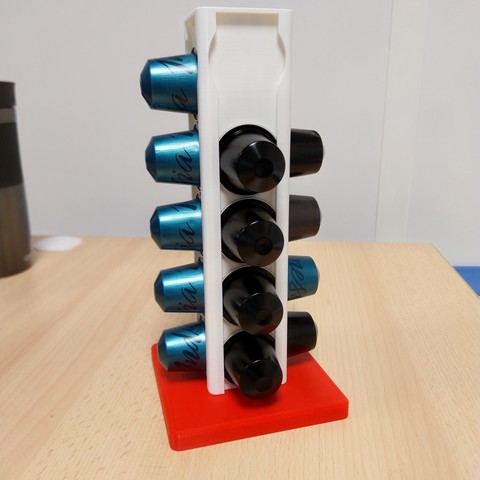 nespresso capsule holder 16 20 home capsules 3D print model - Mito3D