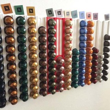 nespresso capsule wall holder light home kitchen dining storage household dovetail coffee 3d print model - Mito3D