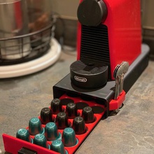 nespresso coffee pod tray home countertop coffeepod nesspresso espresso household storage kitchen 3d print model - Mito3D