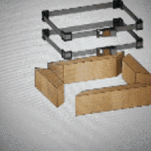 nid angle serrer outil serre serrage coin sangle rochet cadre boîte 3d print model - Mito3D