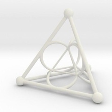 nidificato tetraedro art per la matematica hyper 3d print model - Mito3D