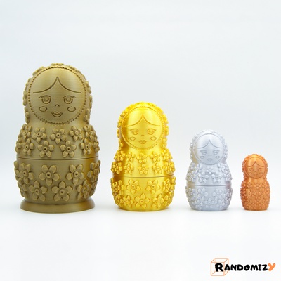 nesting dolls decorative game toy art decoration decor home ornament ornamental easter doll box functional practical gift kids no support randomizy 3d print model - Mito3D
