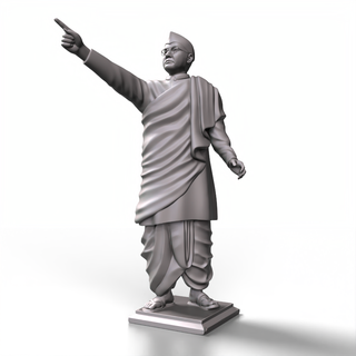 netaji Unterhash Chandra Bose Skulptur detailliert druckbar Freiheit Kunst Kämpfer Führer Indien kostenlos Büste 3d print model - Mito3D