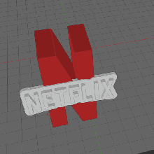 netflix 3d print model - Mito3D