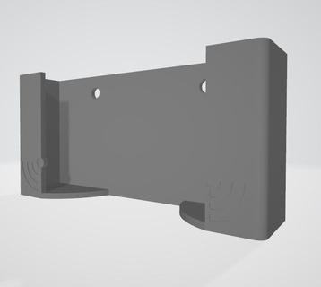 netgear engoulevent m2 m5 générique mur monter 3d print model - Mito3D