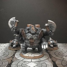 netherforge badger king 28mmheroic scale game 3d print model - Mito3D