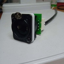 neutralik Panel montieren 3mm Abstandshalter Gadget Ätherkon Powercon Sprich xlr Audio 3d print model - Mito3D