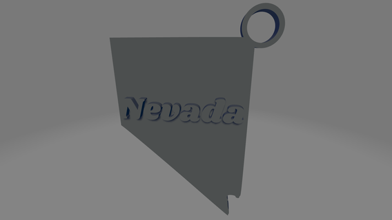 Nevada llavero llaves Estados Unidos America unido estados recuerdo americano vegas Henderson reno 3d print model - Mito3D