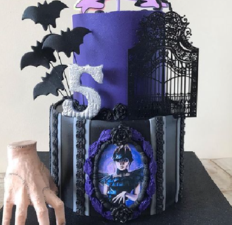 nevermore academy cake topper art 3d print model - Mito3D