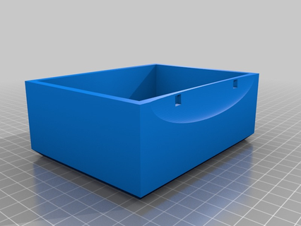 new hinged box Tools customized tool holders boxes containers organization storage 3d print model - Mito3D