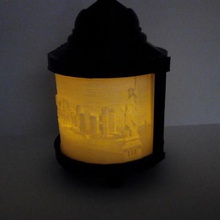 de new york d'origine bougie lampe la maison art illumination logement 3d print model - Mito3D