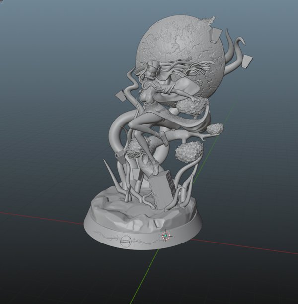 nezuko 3D print model - Mito3D