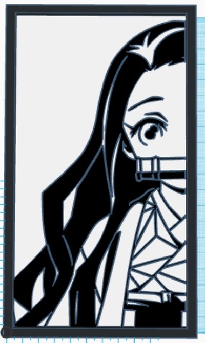 nezuko caixa demônio assassino anime manga 3d print model - Mito3D