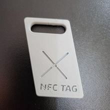 nfc key holder gadget keyholder programmable personalizable design beuatiful gift special 3d print model - Mito3D