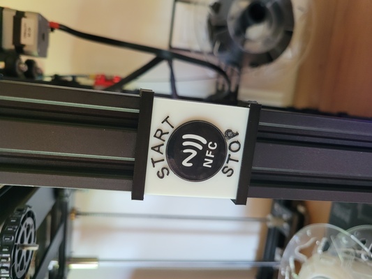 nfc marque arrêtez mots clés accueil maison automatisation 3d imprimante 3d print model - Mito3D