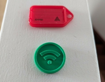 nfc wifi puck electronics 3d print model - Mito3D