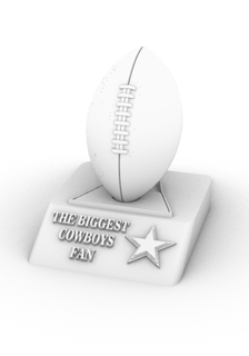 nfl Dallas cowboys dallascowboys football superbowl 3d print model - Mito3D