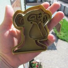 nft maymun kurabiye kesici 3d print model - Mito3D