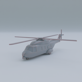 nh90 small scale sencillo modelo OTAN aire fuerza Ejército heli helicóptero Blackhawk uh 60 Armada aeronave escala 3d print model - Mito3D