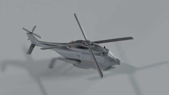 nh90 helikopter ölçek model gadget nato hava güç Ordu Kara Şahin uh 60 Donanma uçak minyatür h0 1 87 3d print model - Mito3D