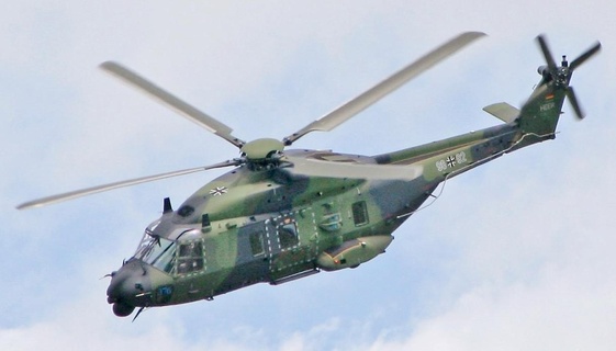 nh 90 indústrias helicóptero 3d print model - Mito3D