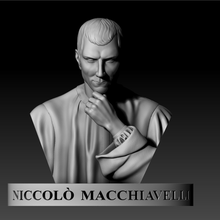 Niccol Machiavelli İtalyan Rönesans filozof niccolo şekil vermek Prens 3d print model - Mito3D