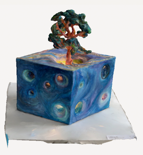 agréable art 3d cube nft atr 3d print model - Mito3D