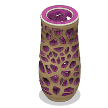 simpatico cilindrico vaso mj carino cilindrique Casa maison launcher arte fiori fiore decorazione decorvase perforato 3d print model - Mito3D