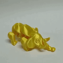 agréable l'éléphant flexi Jeu flexy souple impression endroit posable jouet articulé Jeux animal jouets 3d print model - Mito3D