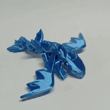 nice flexi dragon game flexy flexible print place posable toy articulated games drako dinosaur flyer animal toys 3d print model - Mito3D
