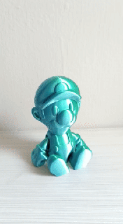 nice little flexi v2 without supports toy game dragon articulated mario bros luigi 3d print model - Mito3D
