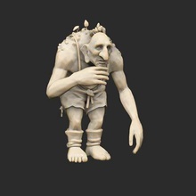güzel troll sanat yaratıklar karısı iki troller masal oğulları kardeşler 3d print model - Mito3D