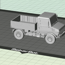 agréable unimog 1300 ramasser camion automobile 3d print model - Mito3D