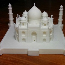 nicely detailed model taj mahal architecture 3d print model - Mito3D