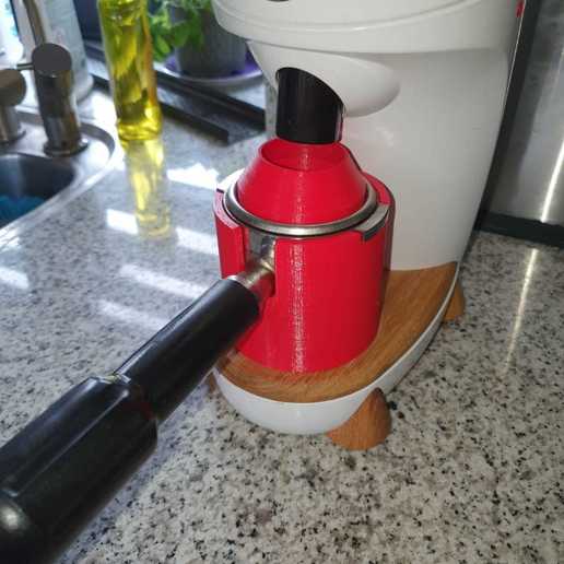 Nische null 58mm Zubehör-Halter Trichter nfc flow control disk home Haushalt portafilter Halter grinder nichezero espresso Kaffee 3D print model - Mito3D
