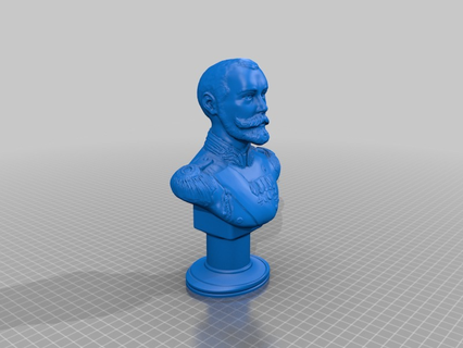 Nikolaus ii Russland Garagelab Skulptur Skulpturen 3d print model - Mito3D